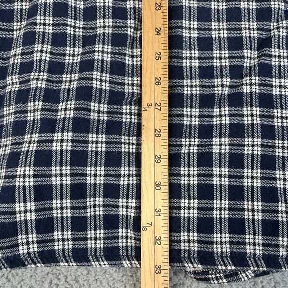 Wrangler Riggs Flannel Shirt 3XT Blue White Plaid Thermal Lined Shacket Big Tall - Picture 11 of 13
